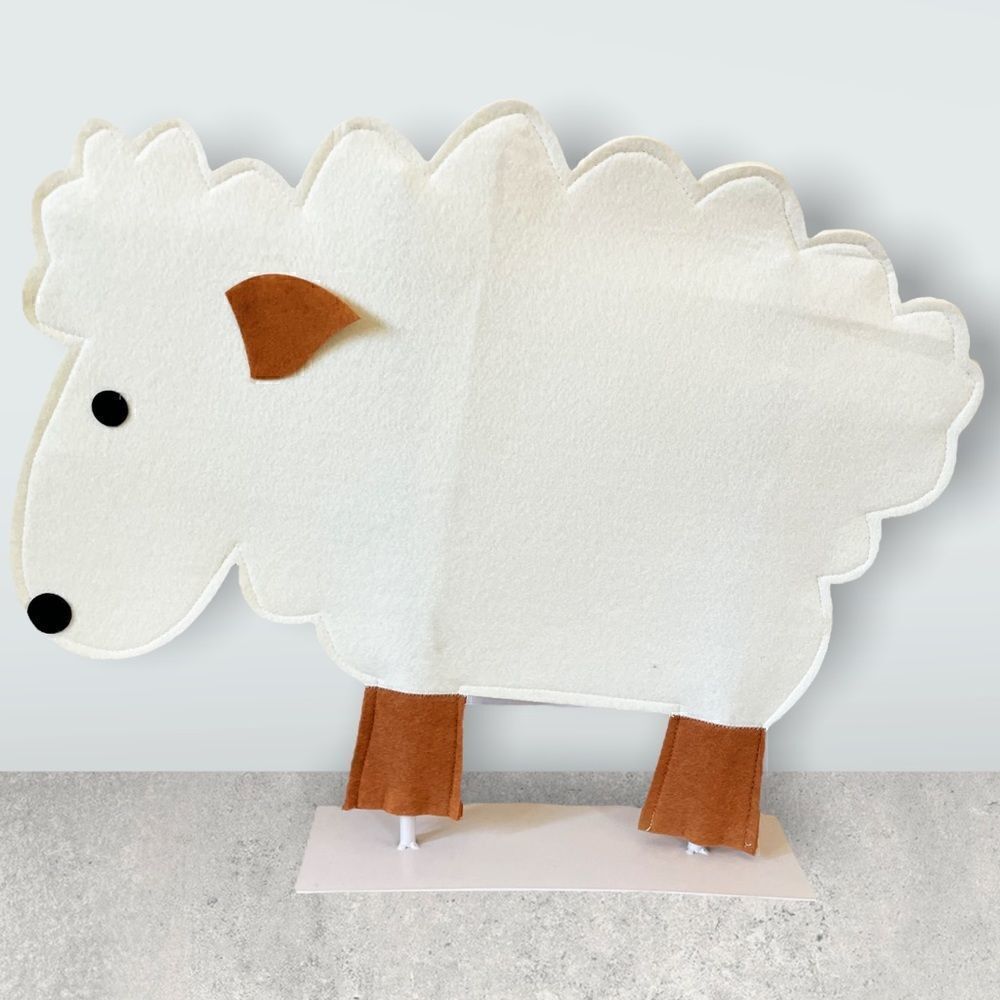 Custom Made Felt Sheep Nursery Kids Room Decor